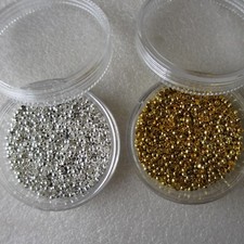 500 1000 2000 5000 10000pcs Metal Crimp Stopper Beads Jewellery Making