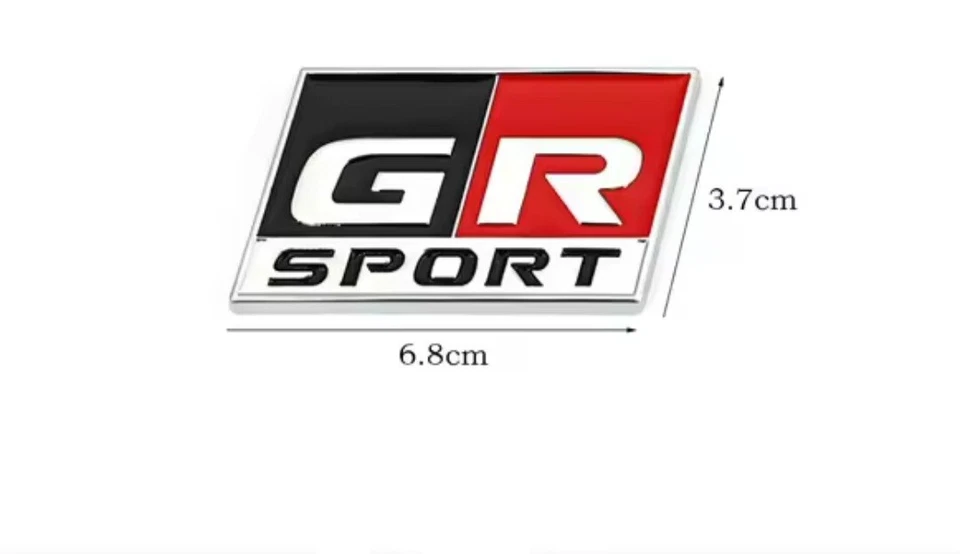 "GR SPORT" Emblema distintivo Toyota Yaris - Immagine 2 di 2