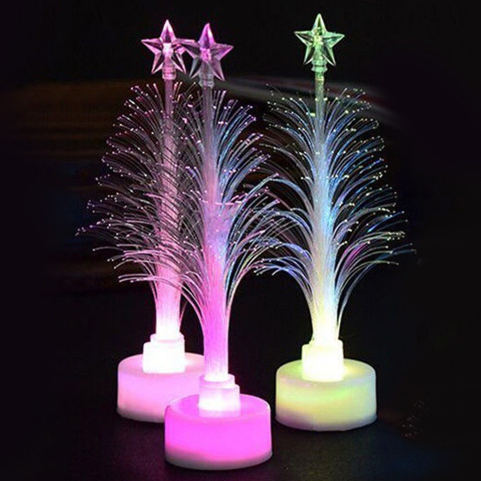 Color Changing Fiber Optic Tree Small Table Christmas Tree With Lights