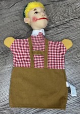 70's German Kersa Handmade Hand Puppet Blonde Hair Pretend Vintage