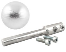 82-02 Camaro Billet Aluminum Silver Ss Manual Shift Knob W Short Shifter Stick