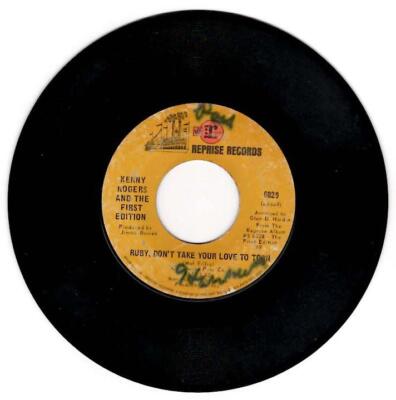 KENNY ROGERS & FIRST EDITION Ruby Don't Take Your Love to Town ~ 1969 45 rpm