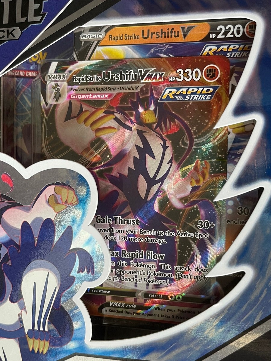 POKÉMON TRADING CARD GAME RAPID STRIKE URSHIFU VMAX 60 CARD LEAGUE