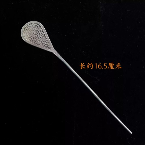 Traditional exotic tribal Chinese handmade filigree Miao silver hairpin 1piece - 第 36/51 張圖片