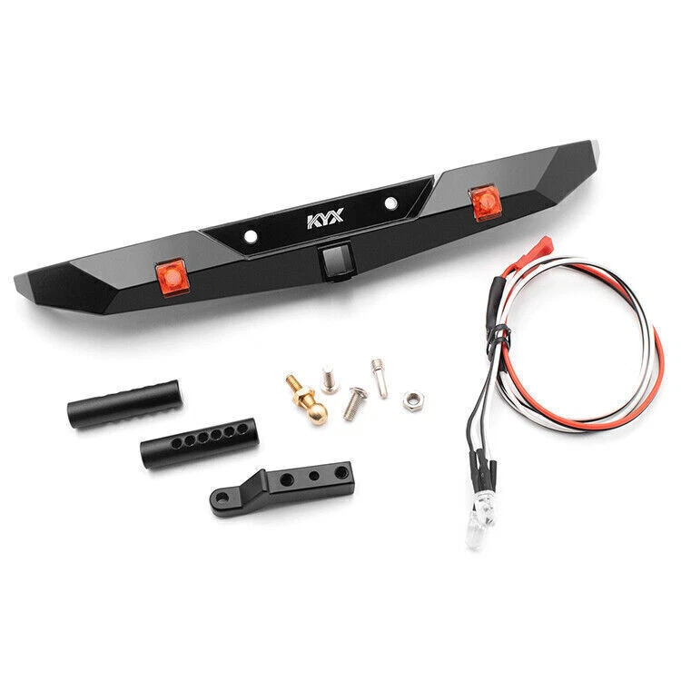 KYX Metal Rear Bumper for Axial SCX10 III AX103007 1/10 RC Crawler Car Upgrade - Image 2 of 4