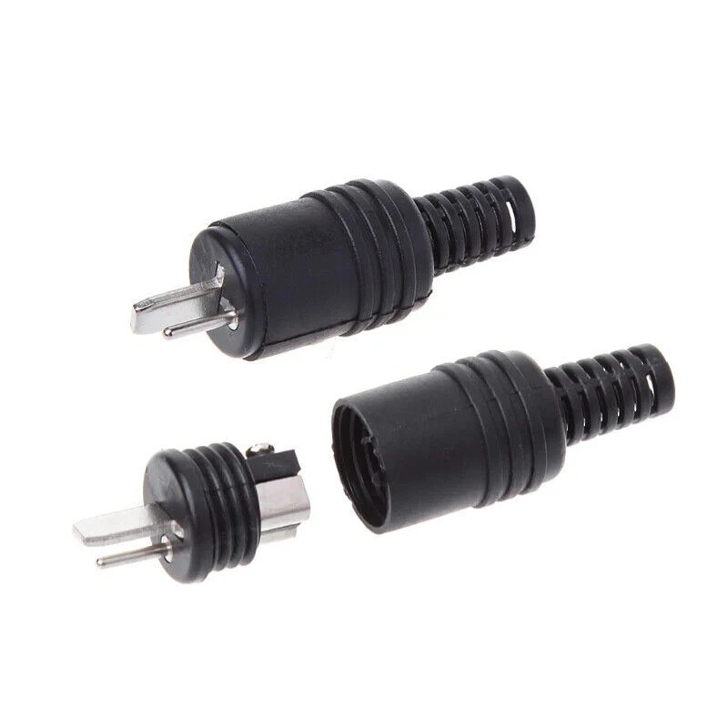 lot de 2 prises connecteur DIN pour enceinte haut parleur bornier a vis HP MALE - Photo 1/4