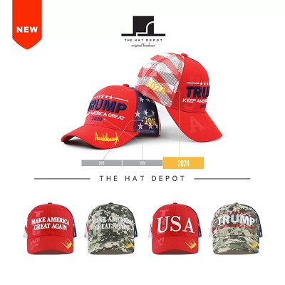Trump Mütze - Original Exclusive President Trump Keep America Great Mesh Cap