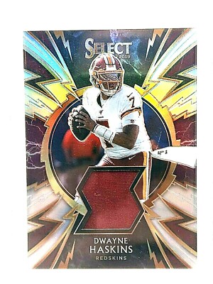 2019 Panini Select Sparks Materials Prizm DWAYNE HASKINS 69/99 Redskins