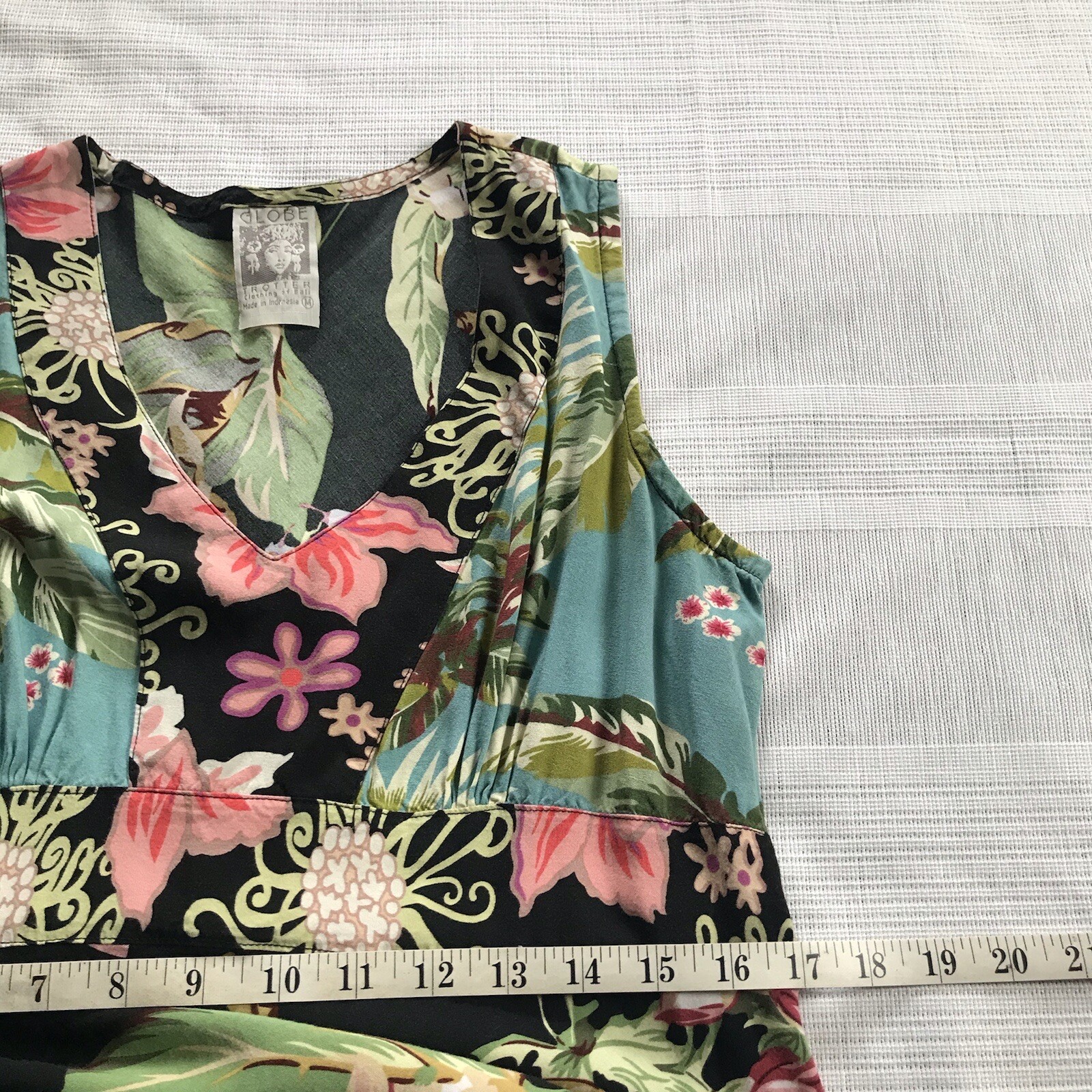 Globe Trotter Clothing Of Bali Boho Sleeveless Midi D… Gem