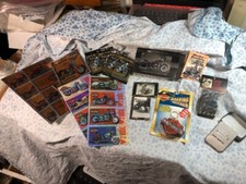 Harley Collectors Lot: Valentines Cards, Playing Cards, Shifter Cover, Metal Tin