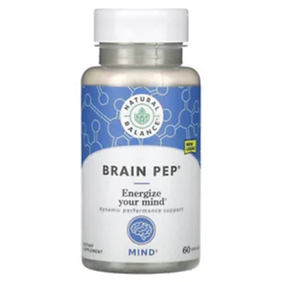Natural Balance Brain Pep, 60 VegCaps
