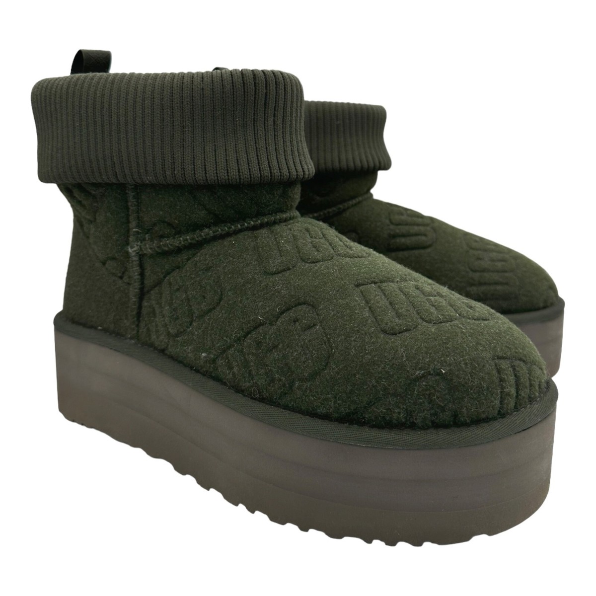 【美品】UGG ダークグリーン プラットフォームムートンブーツ 深緑 楽天市場】UGG ムートンブーツ 限定カラー アグ ブーツ ムートン