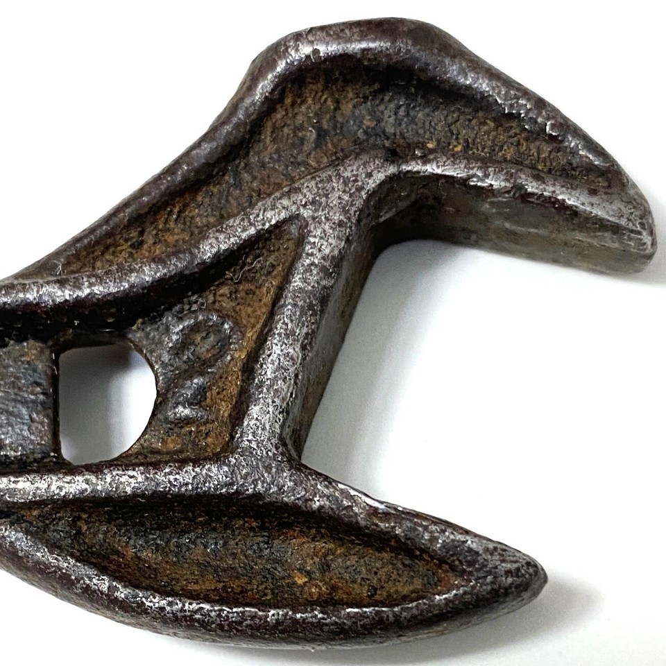 Antique Vtg Jr Junior Wrench 2 Cut Out Handle 61/2" Farm Tool