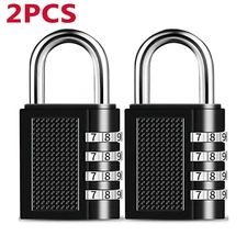 Paquete De 2 Candados De Combinacion, Candados Impermeables Al Aire Libre Para