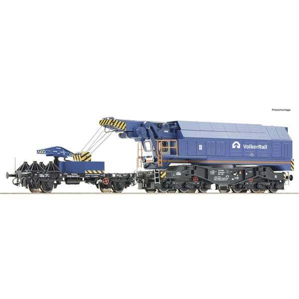 Roco 7310023   Gru girevole digitale per ferrovia H0 di VolkerRail