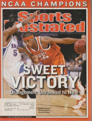 Sports Illustrated Syracuse Unranked to No. ! Sweet Victory April 2003 KL5590