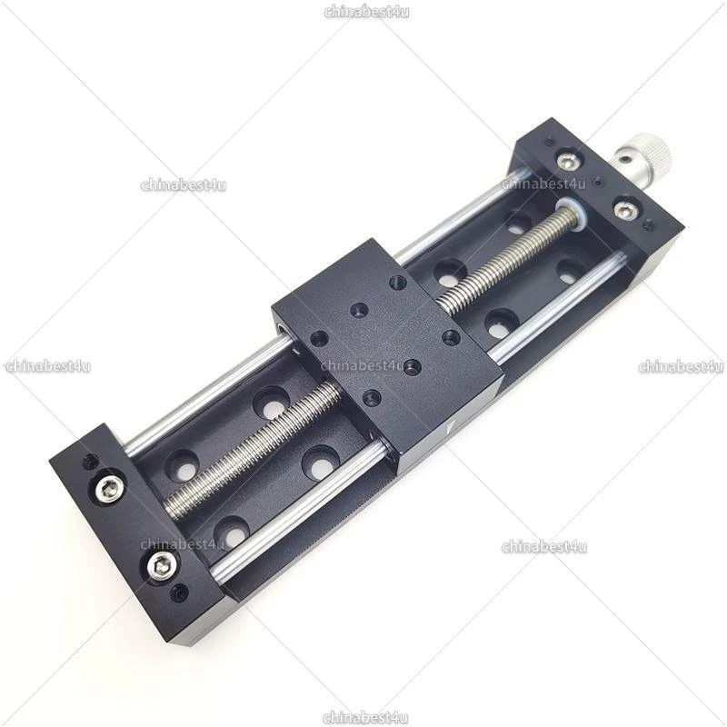 CNC Slide Stage Axis Linear Guide Rail Manual Translation Displacement Platform - image 2 of 4