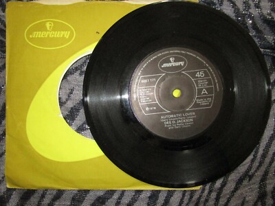 Dee D. Jackson    Automatic Lover Label: Mercury 6007 171 UK Vinyl 7inch Single