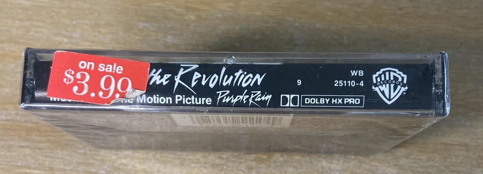 PRINCE and the Revolution PURPLE RAIN Cassette Tape Factory Sealed NOS Rare - Image 3 of 4