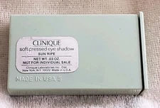 CLINIQUE Soft Pressed Eye Shadow SUN RIPE .03 oz mini pressed powder rare size