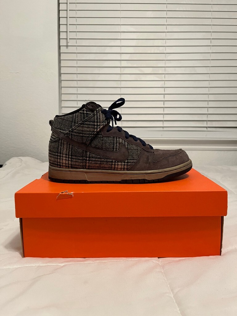 中古 NIKE DUNK HIGH PREMIUM TWEED PACK Nike Dunk High Premium Tweed Pack Men's - 306968-003 - US