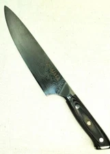 Mosfiata Chefs Knife 8" Blade Full Tang With Blade Cover