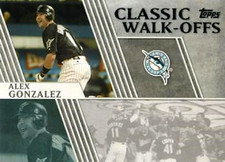2012 Topps Classic Walk-Offs #CW12 Alex Gonzalez Florida Marlins