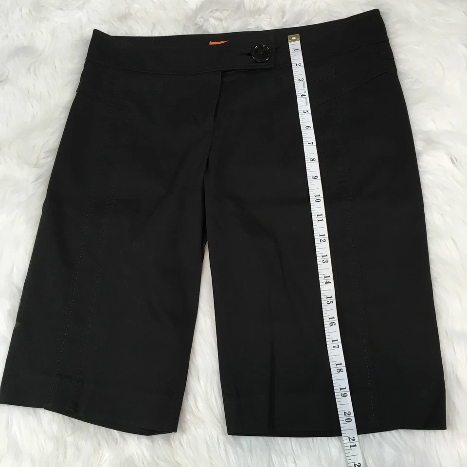 Женские шорты для ходьбы с бермудами Cynthia Steffe размер 8 черные - Изображение 2 из 4