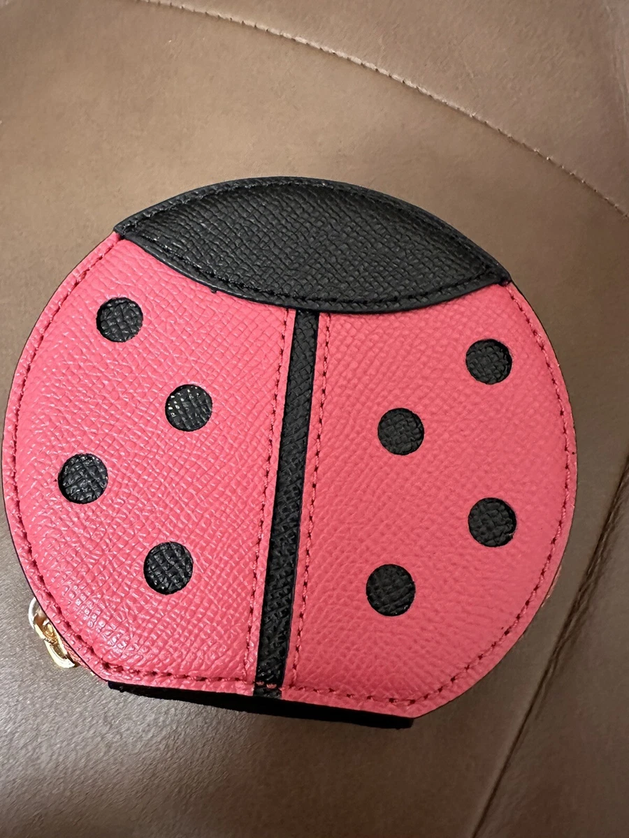 Coach ladybug coin purse sale