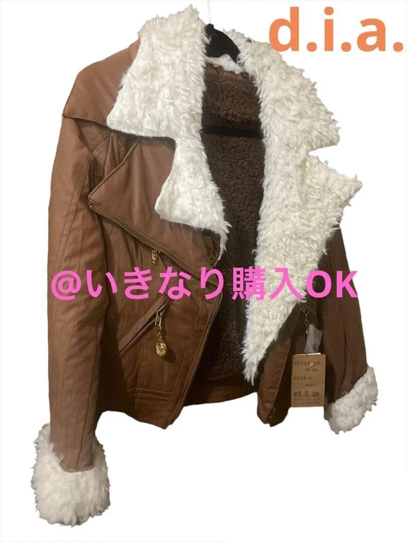 d.i.a. DIA Boa Rider Jacket Size Free Shibuya 109 Gal GYARU F/S