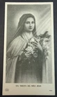 OLD BLESSED SAINT THERESE OF LISIEUX HOLY CARD ANDACHTSBILD SANTINI       CC2040
