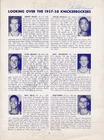 1957-58 N.Y. Knicks program page signed by Devlin, Fleming, Spoelatra, Hundley