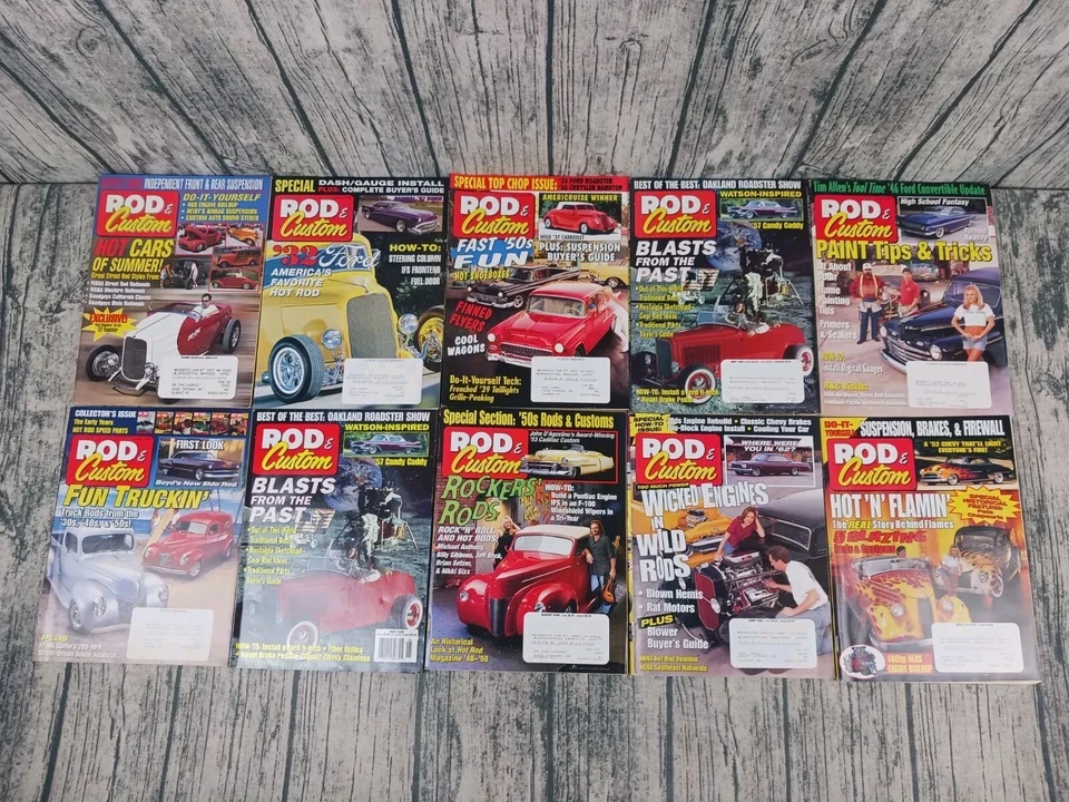 Rod & Custom Car Magazine Lot (102) 1996-2008 - Pre-Owned, Acceptable Condition  - Image 3 of 4