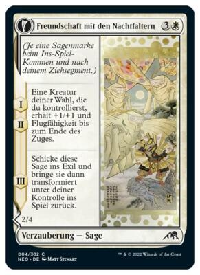 Magic the Gathering - Freundschaft mit den Nachtfaltern - NEO-DE004 MtG NM