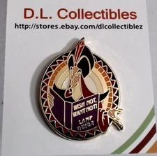 Disney Aladdin Wish Not Want Not Lamp Guide Jafar PIN