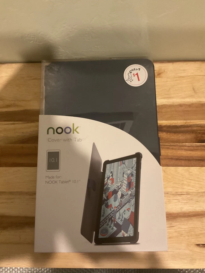 NOOK SMART FOLIO COVER FOR NOOK 10.1” TABLET. NAVY COLOR. BARNES & NOBLE. - Image 2 of 4