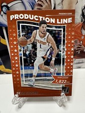 2022 2023 Panini Donruss Devin Booker 8 Production Line Insert Phoenix Suns