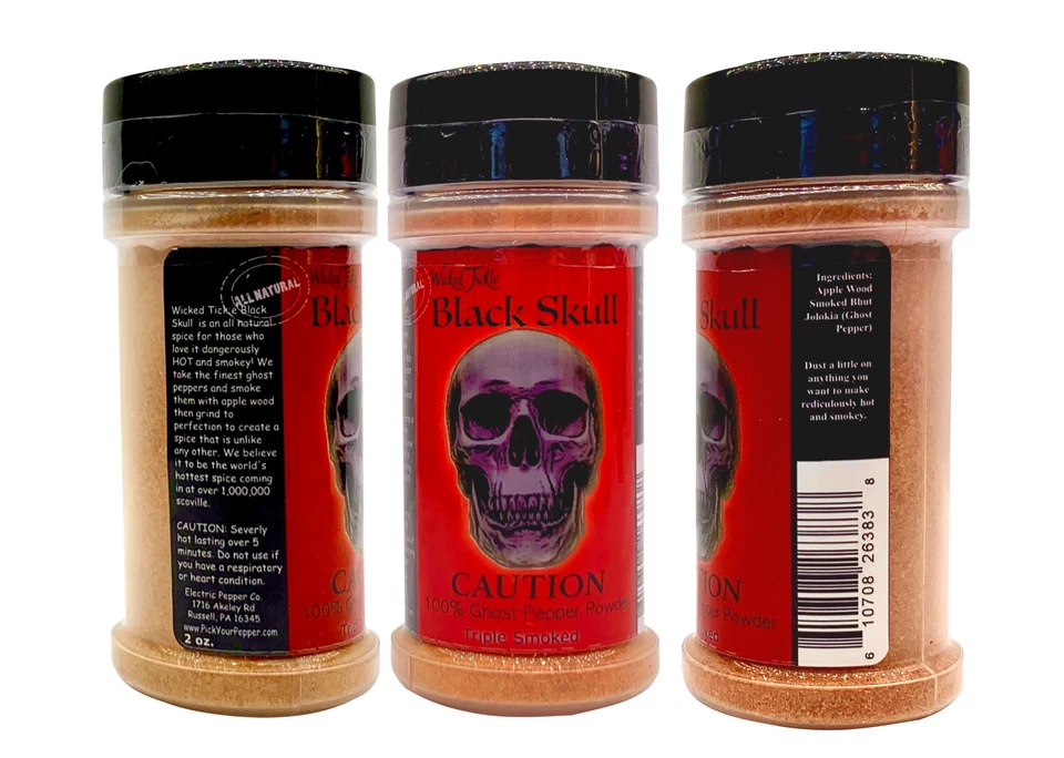 Chili Powder Gift Set Ghost Pepper Scorpion Habanero Hot Spice Blend Seasoning - Image 4 of 4
