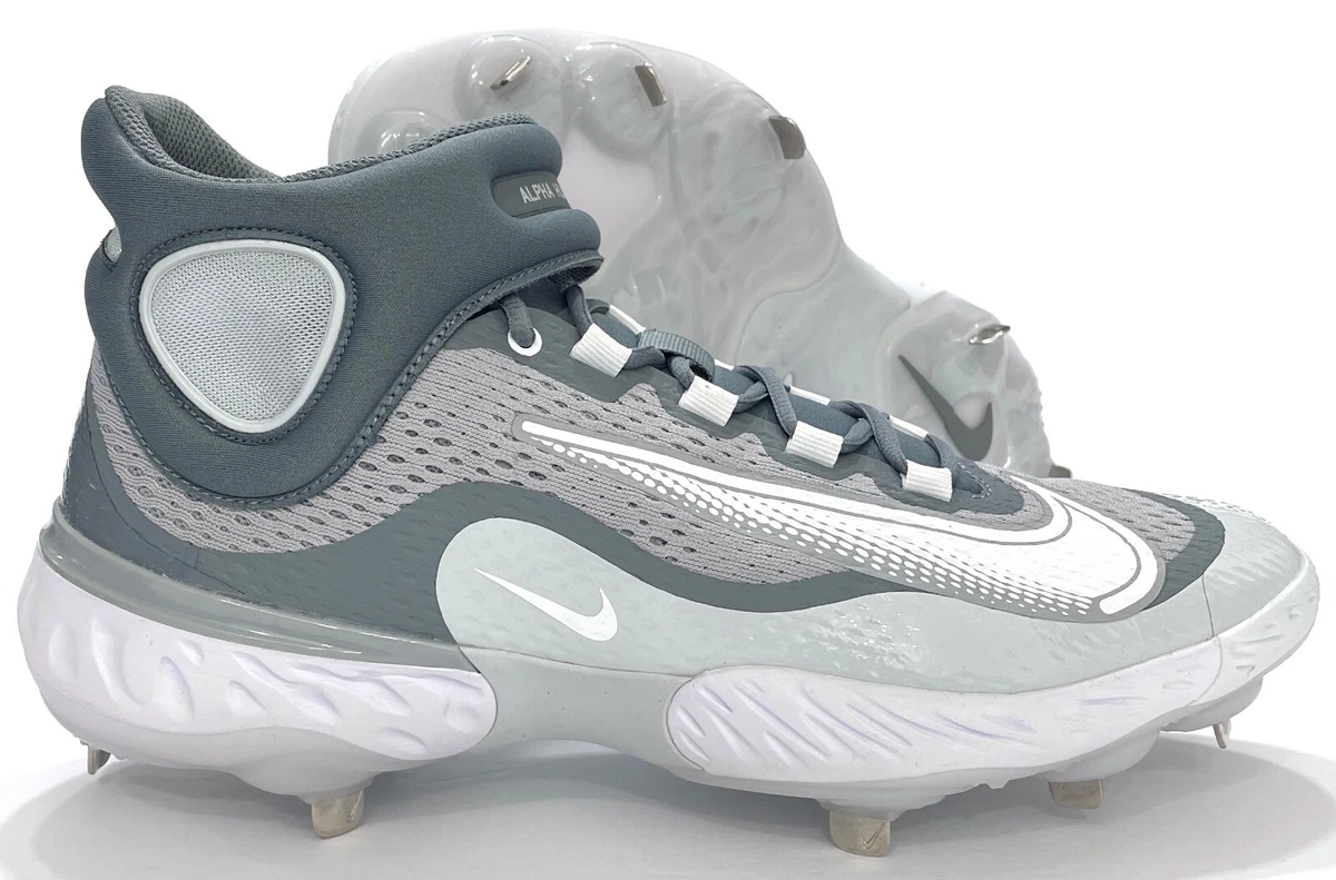 Gray nike baseball cleats sale