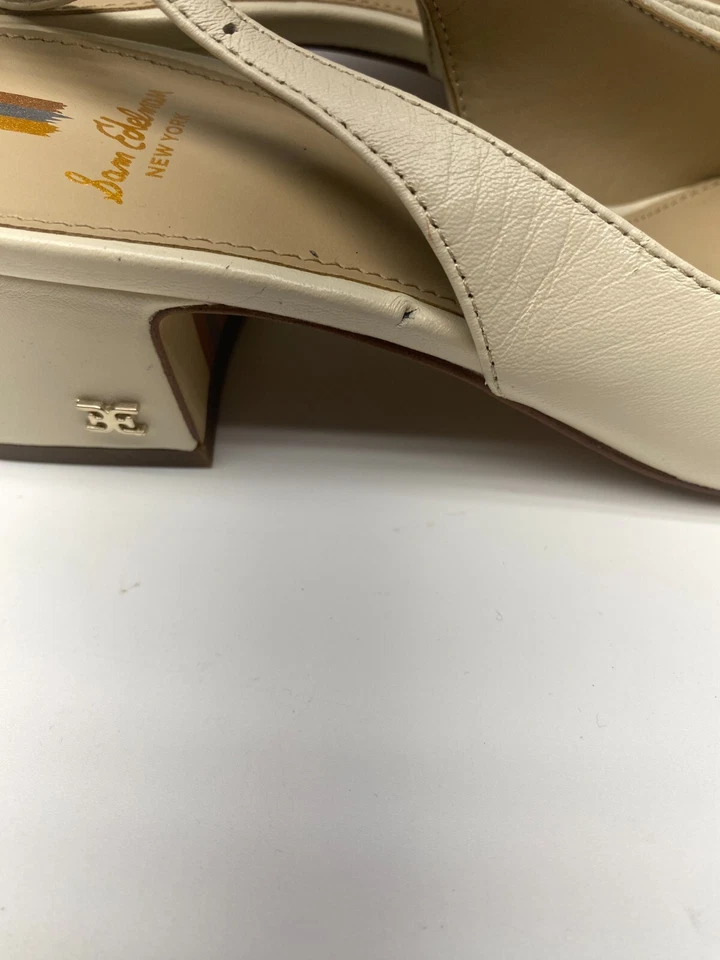 Sam Edelman 女式 Terra 现代象牙色露跟 6.5 码 — 第 4/4 张图片