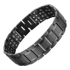 Magnetic Bracelet Men Christmas Gift Women Restore Balance Energy Power Joy Qi