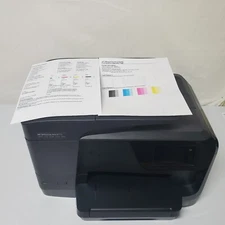 HP Officejet Pro 8715 Color Inkjet Printer NO INK 4.7k Pg Ct All-In-One Wi-Fi