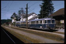 391049 Switzerland OBB Motor Train Set 1973 A4 Photo Print