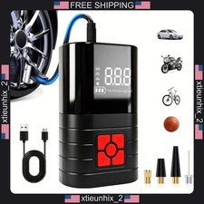 Portable Car Tire Inflator Air Compressor 120 Psi With Digital Gauge Portable Car Tire Inflator Air Compressor 120 Psi With Digital Gauge