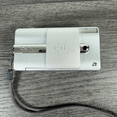 Canon Ixus III analoge Kompaktkamera APS silber getestet & funktionsfähig Vintage