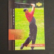 Upper Deck Tour Time Tiger Woods Insert #176 PGA Tour Golf Trading Card