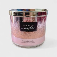 Bath Body Works A Thousand Wishes 3 Wick Candle New Fast Ship