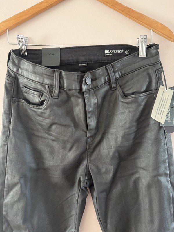 BLANKNYC the Bond Faux Leather Pants Size 28 , NWT