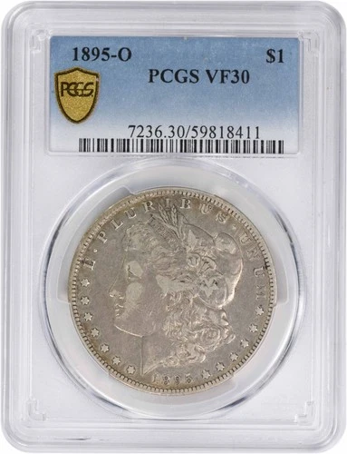 1895-O Morgan Silver Dollar VF30 PCGS