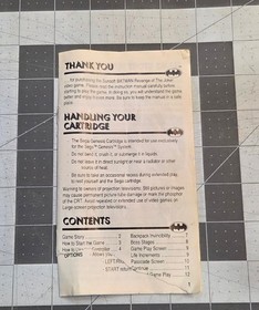 Lotto videogiochi Batman con Il ritorno del Joker per NES puliti e testati 